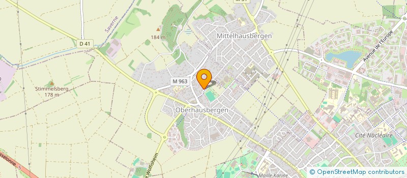 localisation de l'entreprise HOLDING KIENLEN  OBERHAUSBERGEN