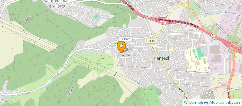 localisation de l'entreprise HOLDING KLEIN BENJAMIN à FAMECK