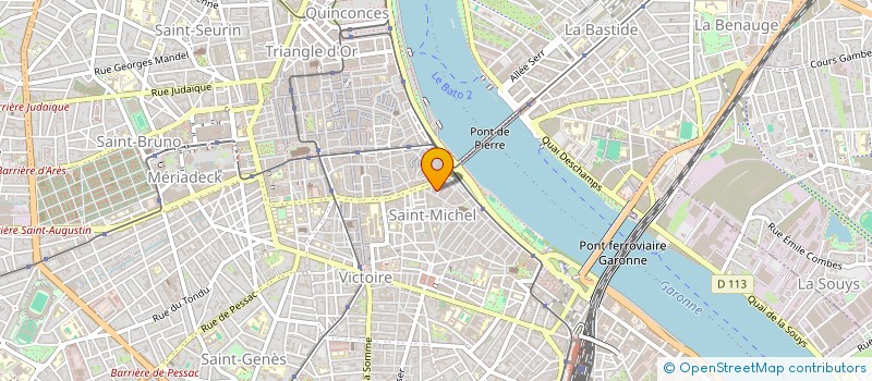 localisation de l'entreprise HOLDING KM  BORDEAUX