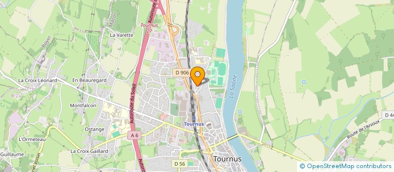 localisation de l'entreprise HOLDING KOLIBRI  TOURNUS