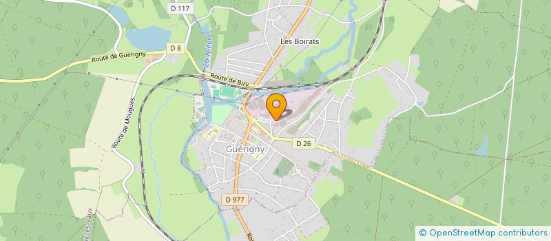 localisation de l'entreprise HOLDING KREMER à GUERIGNY