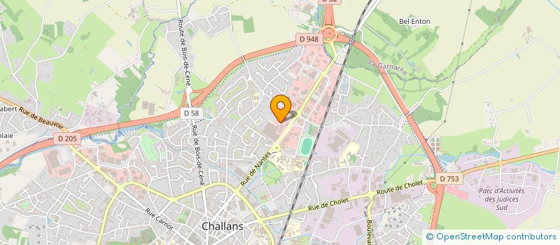 localisation de l'entreprise HOLDING KRIS MOTO à CHALLANS