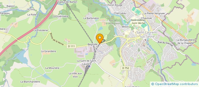 localisation de l'entreprise HOLDING KVALTAT  SAINT-LAURENT-SUR-SEVRE