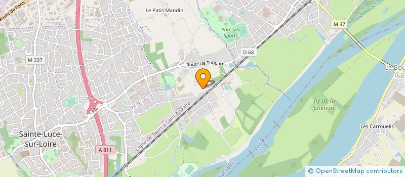 localisation de l'entreprise HOLDING L.A.BUREAU  SAINTE-LUCE-SUR-LOIRE