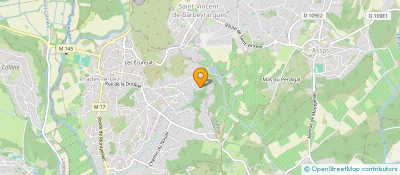 localisation de l'entreprise HOLDING L OLIVERAIE  PRADES-LE-LEZ