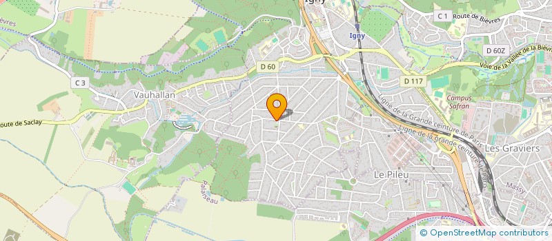 localisation de l'entreprise HOLDING L.R.  IGNY