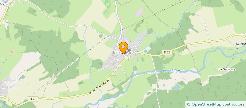 localisation de l'entreprise HOLDING L.Y.O  BRIAUCOURT