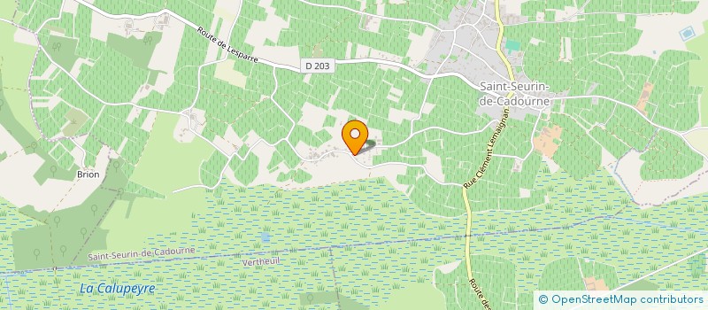 localisation de l'entreprise HOLDING L3T  SAINT-SEURIN-DE-CADOURNE