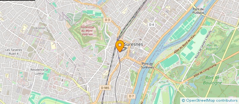 localisation de l'entreprise HOLDING LA CERISAIE à SURESNES