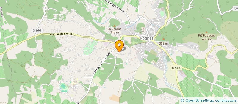 localisation de l'entreprise HOLDING LA CIME  ROGNES