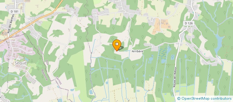 localisation de l'entreprise HOLDING LA FONCIERE  SAINT-MARTIN-DE-SEIGNANX