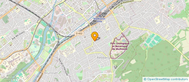 localisation de l'entreprise HOLDING LA FOURCHETTE  ZILLISHEIM