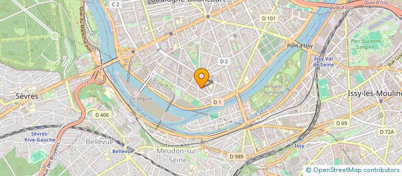 localisation de l'entreprise HOLDING LA GRANDE ILE  BOULOGNE-BILLANCOURT