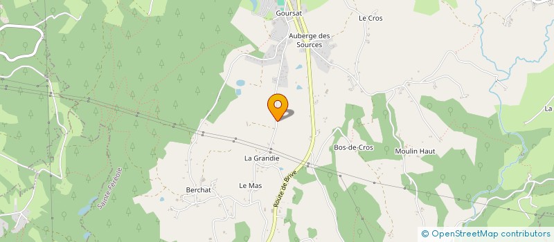 localisation de l'entreprise HOLDING LA GRANDIE  SAINTE-FEREOLE