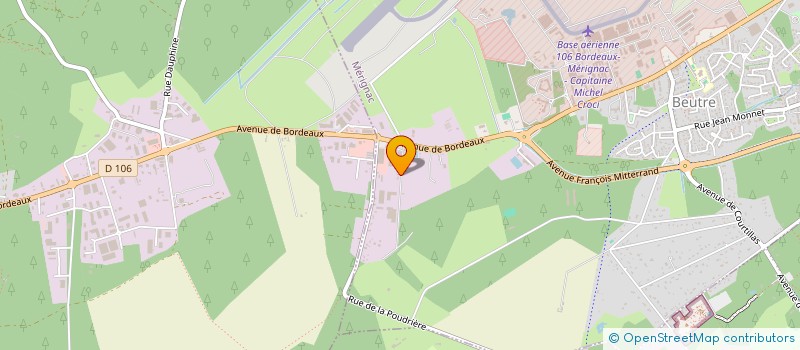 localisation de l'entreprise HOLDING LA LOG  MERIGNAC