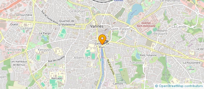 localisation de l'entreprise HOLDING LA MARINA à VANNES