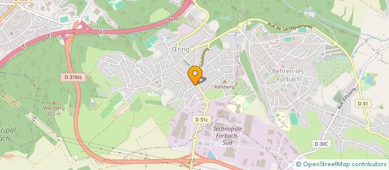 localisation de l'entreprise HOLDING LA NEBULEUSE  TING