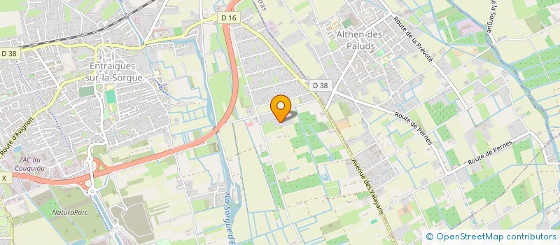 localisation de l'entreprise HOLDING LA RIBELLY  ENTRAIGUES-SUR-LA-SORGUE