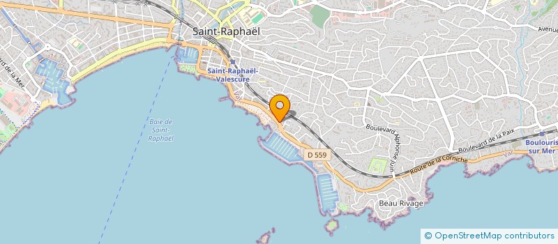 localisation de l'entreprise HOLDING LA SOUCHE  SAINT-RAPHAEL