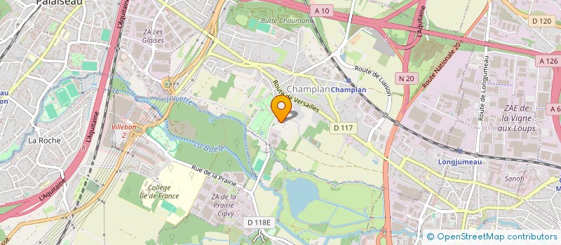 localisation de l'entreprise HOLDING LA SOURCE  CHAMPLAN