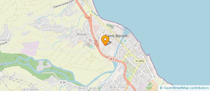 localisation de l'entreprise HOLDING LA SULTANA  SAINT-BENOIT