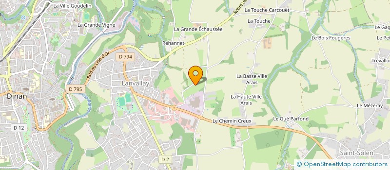 localisation de l'entreprise HOLDING LABBE  LANVALLAY