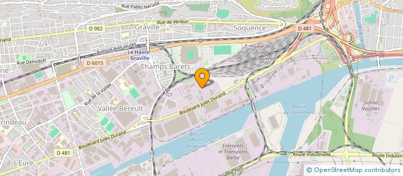 localisation de l'entreprise HOLDING LABTECH OUEST à LE HAVRE