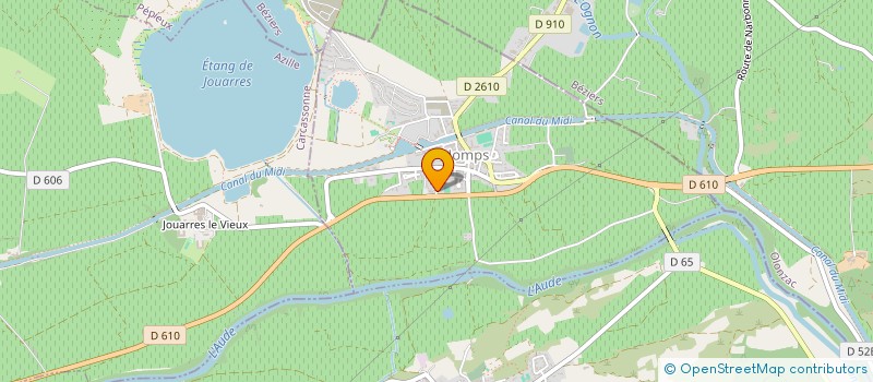 localisation de l'entreprise HOLDING LACANS  HOMPS