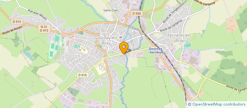 localisation de l'entreprise HOLDING LACHEVRE  GOURNAY-EN-BRAY