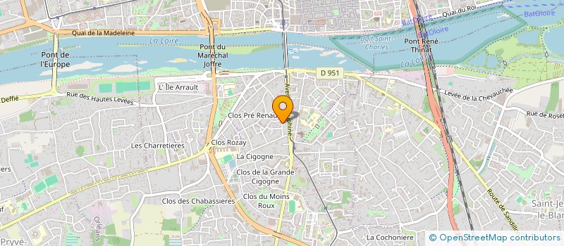 localisation de l'entreprise HOLDING LACOMBE à ORLEANS