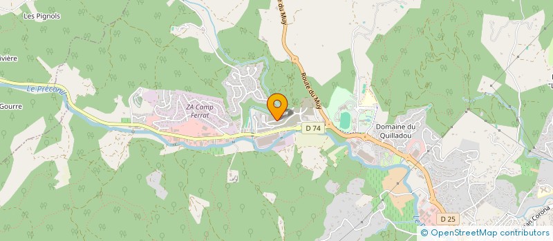 localisation de l'entreprise HOLDING LACOMBLEZ SOLUTION à SAINTE-MAXIME