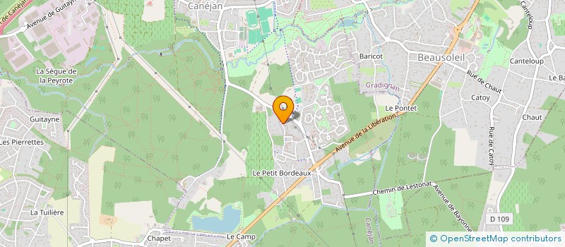 localisation de l'entreprise HOLDING LACOSTE à CANEJAN