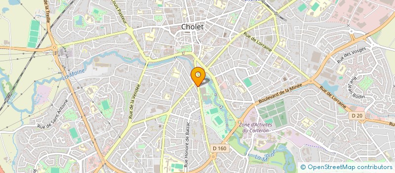 localisation de l'entreprise HOLDING LACOURPAILLE à CHOLET