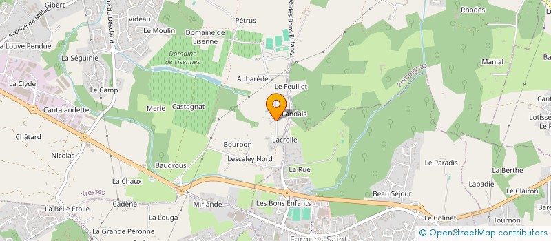 localisation de l'entreprise HOLDING LAFFON INVESTISSEMENT  TRESSES