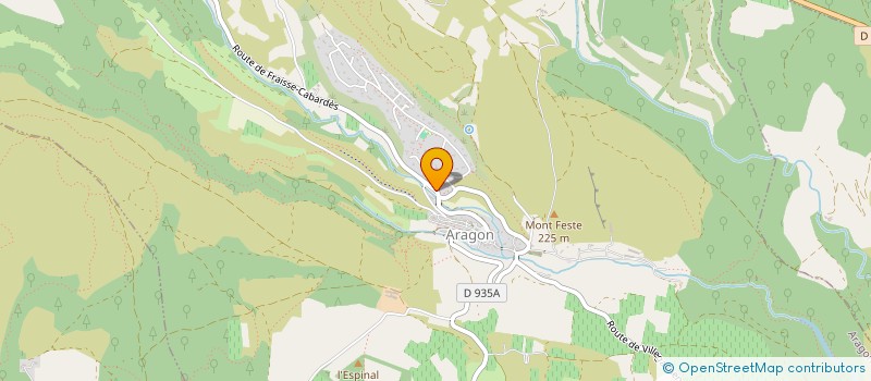 localisation de l'entreprise HOLDING LAGARDE  ARAGON