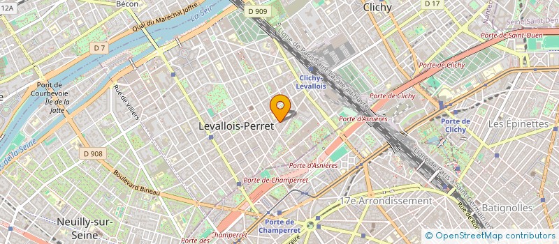 localisation de l'entreprise HOLDING LAGNAD INVEST à LEVALLOIS PERRET