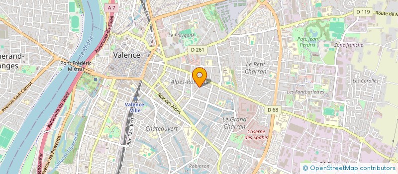 localisation de l'entreprise HOLDING LAGRANGE  VALENCE