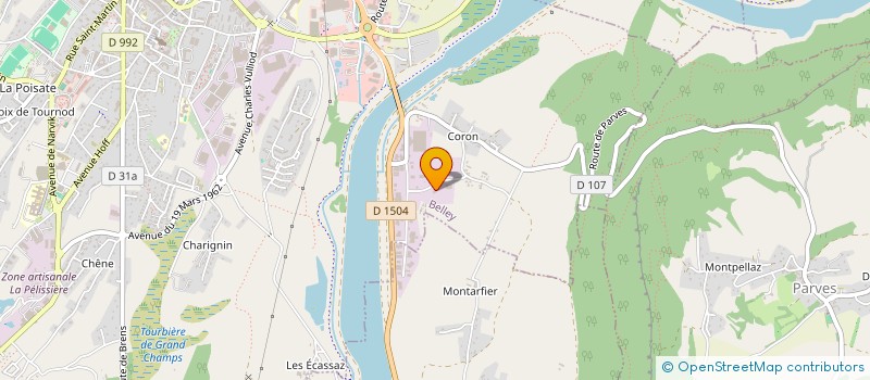 localisation de l'entreprise HOLDING LAINE  BELLEY