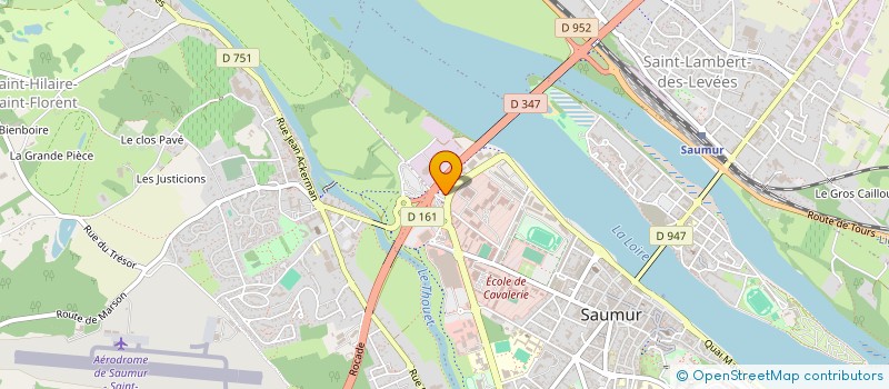 localisation de l'entreprise HOLDING LAKERS  SAUMUR