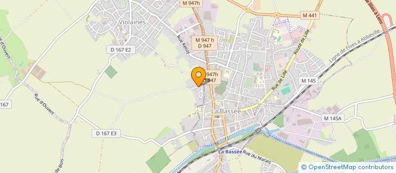 localisation de l'entreprise HOLDING LALIE  VIOLAINES