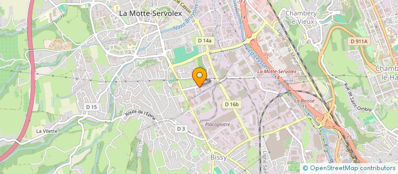 localisation de l'entreprise HOLDING LAMARTINE  LA MOTTE-SERVOLEX