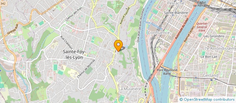 localisation de l'entreprise HOLDING LANCELOT IMMOBILIER  SAINTE-FOY-LES-LYON