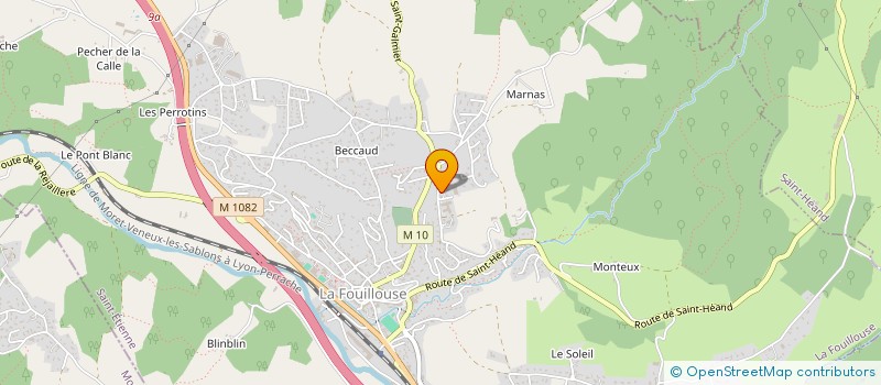 localisation de l'entreprise HOLDING LANDON  LA FOUILLOUSE