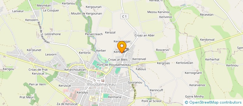 localisation de l'entreprise HOLDING LAOT  LAMPAUL-PLOUDALMEZEAU