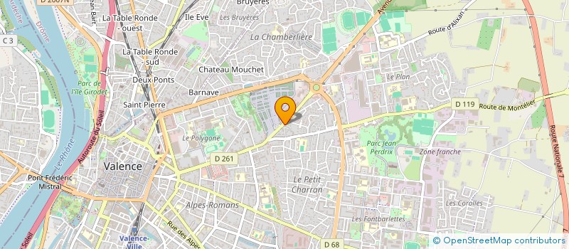 localisation de l'entreprise HOLDING LAQUA INVEST  VALENCE