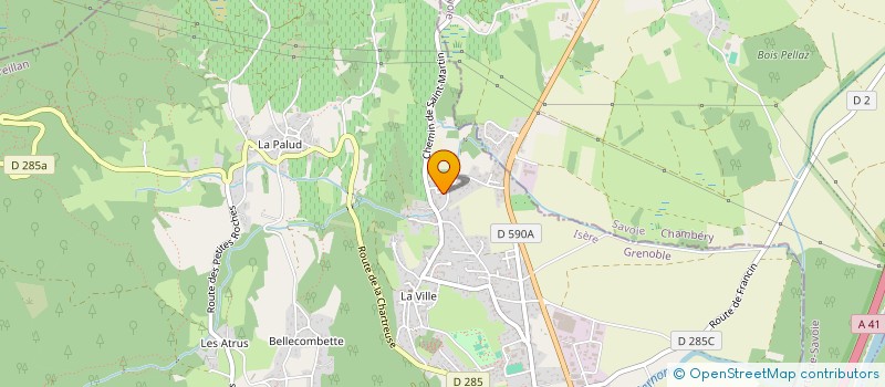 localisation de l'entreprise HOLDING LASANTE INVEST  CHAPAREILLAN