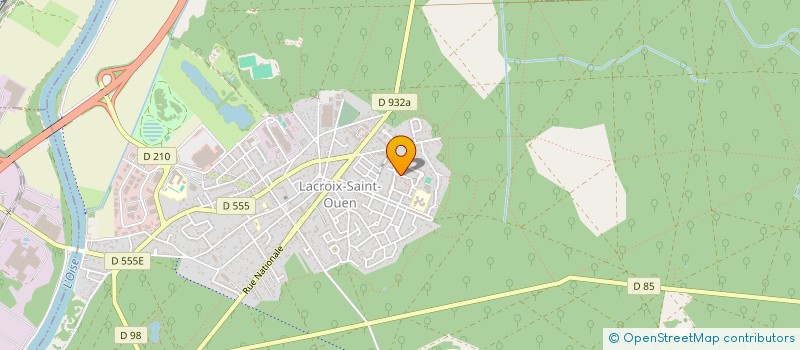 localisation de l'entreprise HOLDING LASZCZYNSKI  LACROIX-SAINT-OUEN