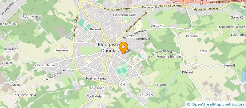 localisation de l'entreprise HOLDING LATITUDE à PLOUGASTEL-DAOULAS