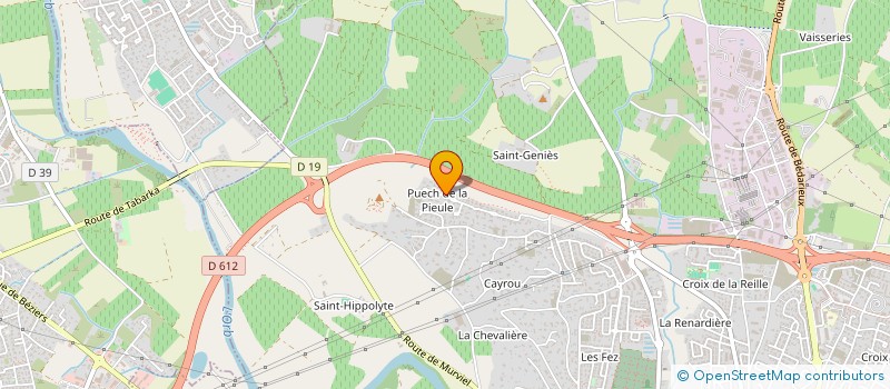 localisation de l'entreprise HOLDING LAUKKA  BEZIERS