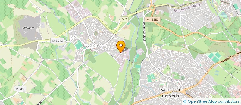 localisation de l'entreprise HOLDING LAUNIE  LAVERUNE